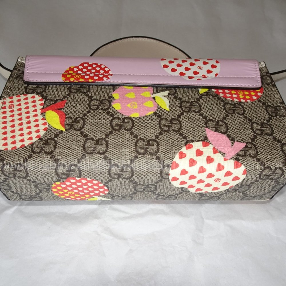 Gucci Les Pommes Padlock Mini Bag Apple 652683 - Picture 8 of 14